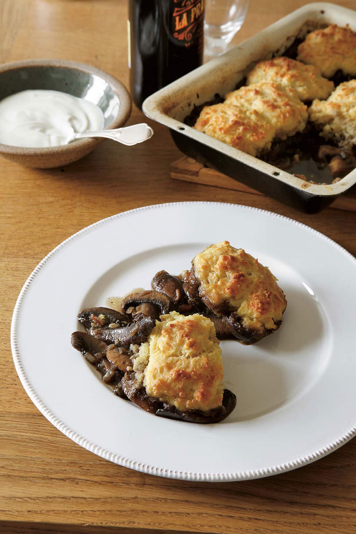 Mushroom scone
