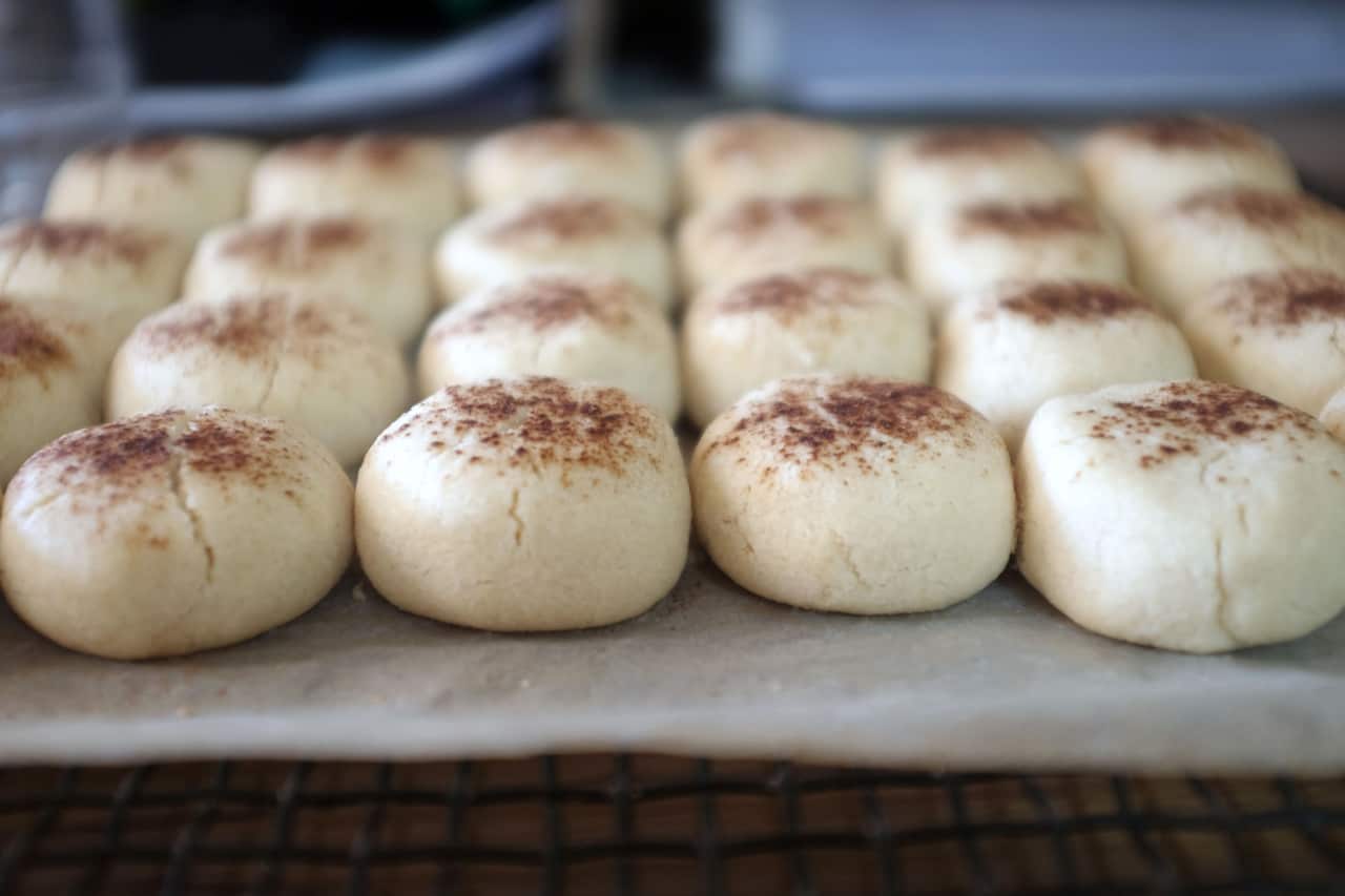 Mantecados, fresh out of the oven.