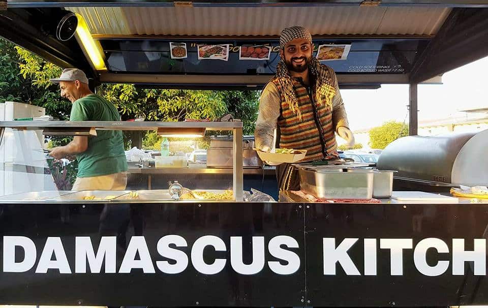 Nadeem Turkia in his Syrian food truck Flavours of Damascus