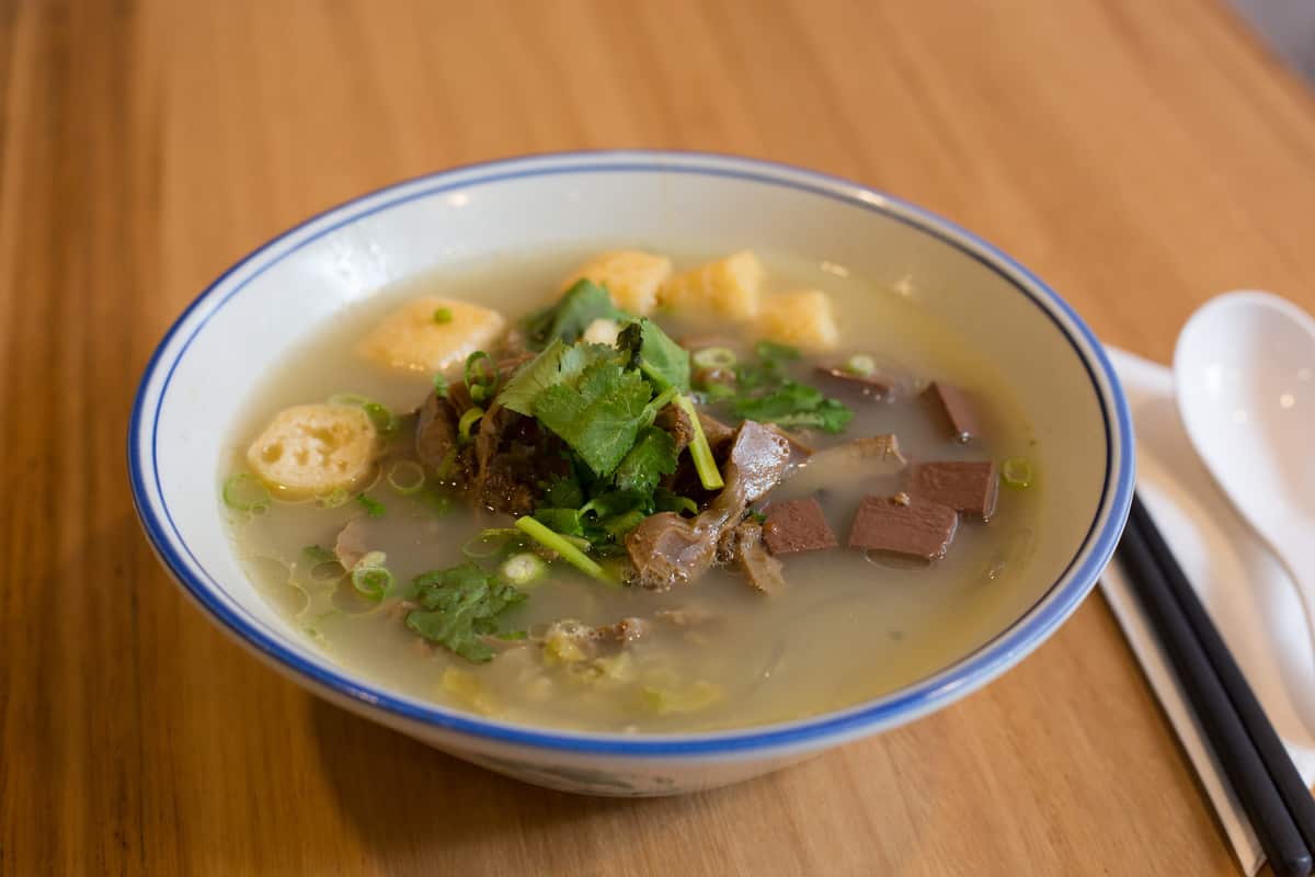 While you may find duck blood and vermicelli soup elsewhere in China, it’s birthplace is Nanjing. 