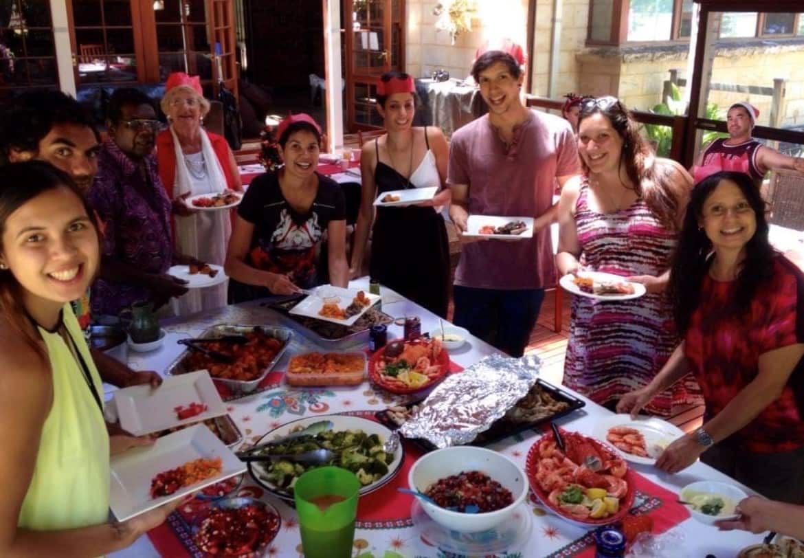 Narelda Jacobs and family