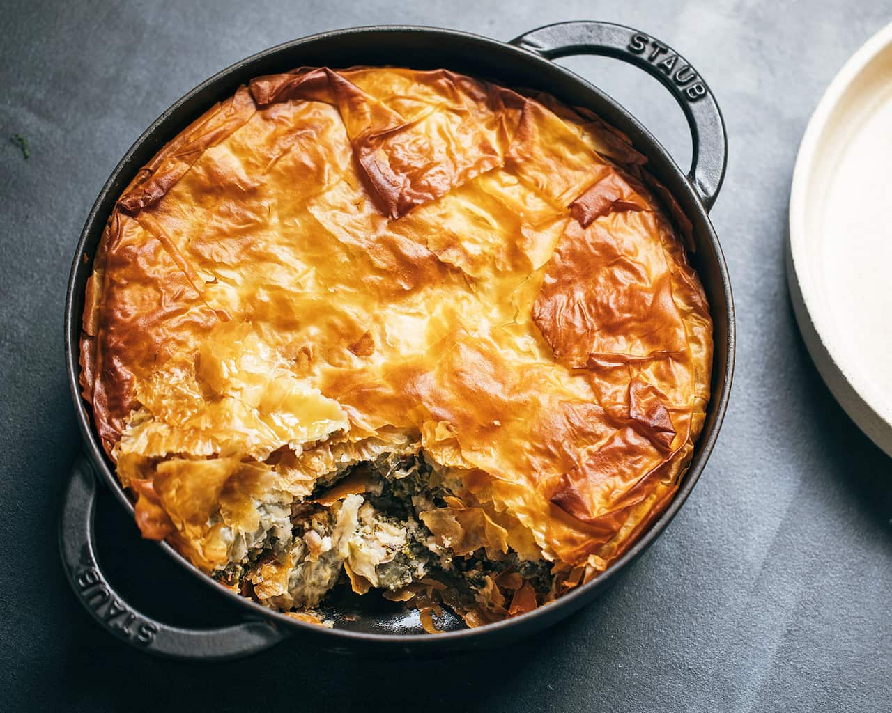 Native spanakopita