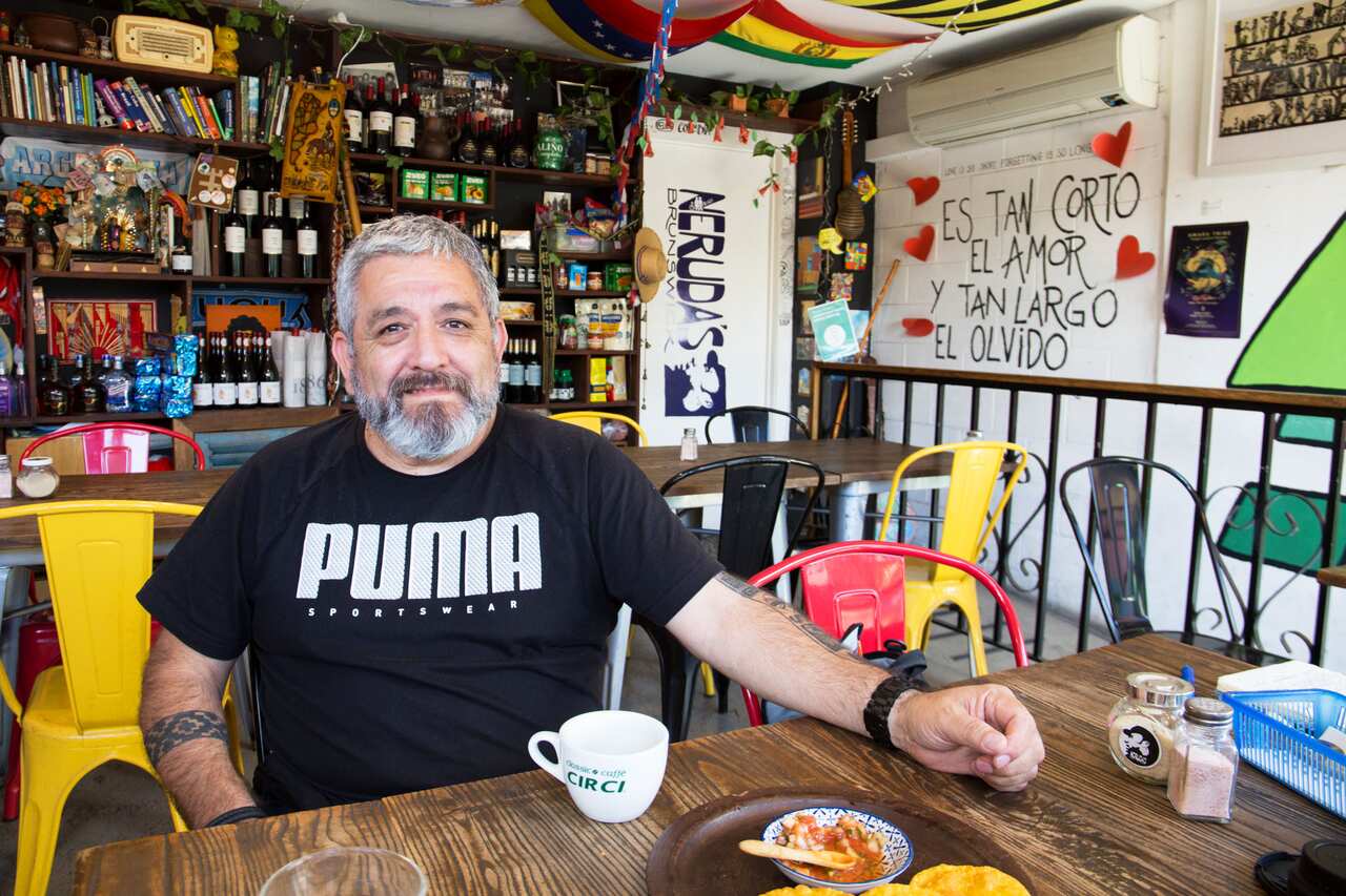 Neruda's Bushwick owner Gus Vargas.