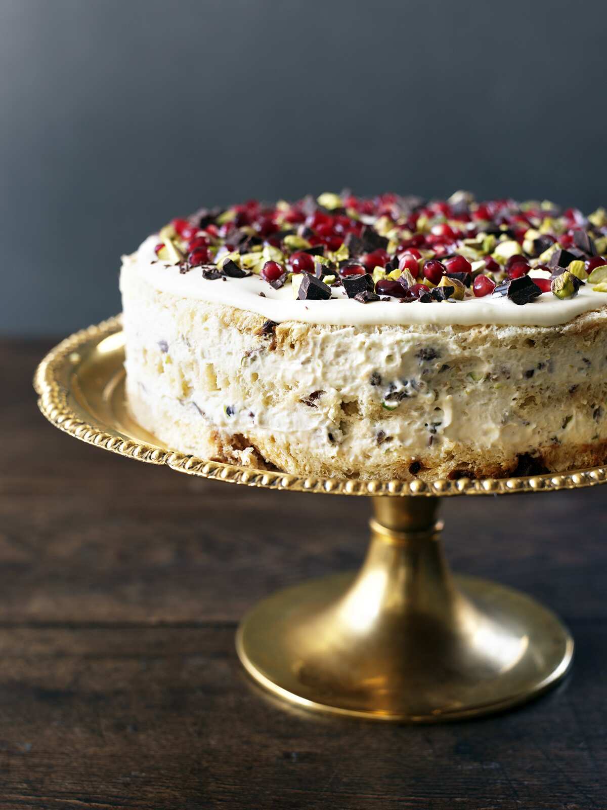 Italian Christmas pudding cake