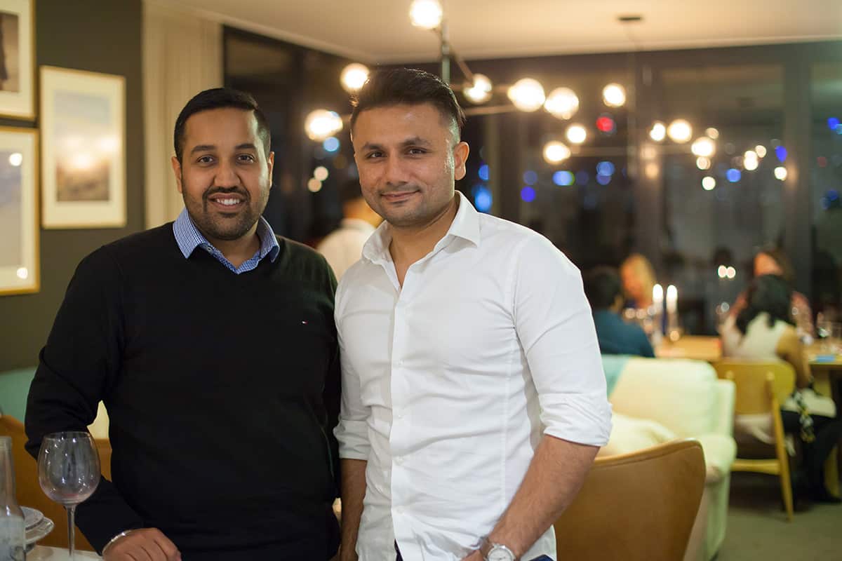 Nitin Mediratta, left, and Gaurav Bhatt of Foodikted