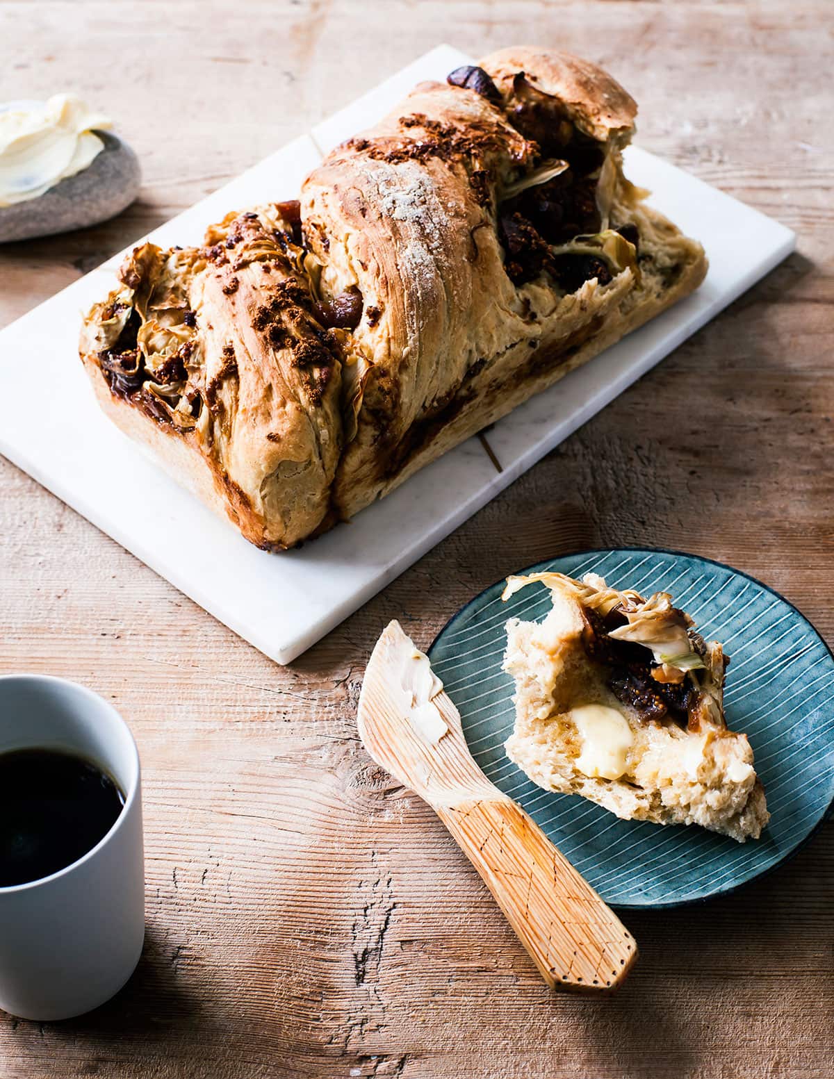 Fig and fennel pull-apart loaf