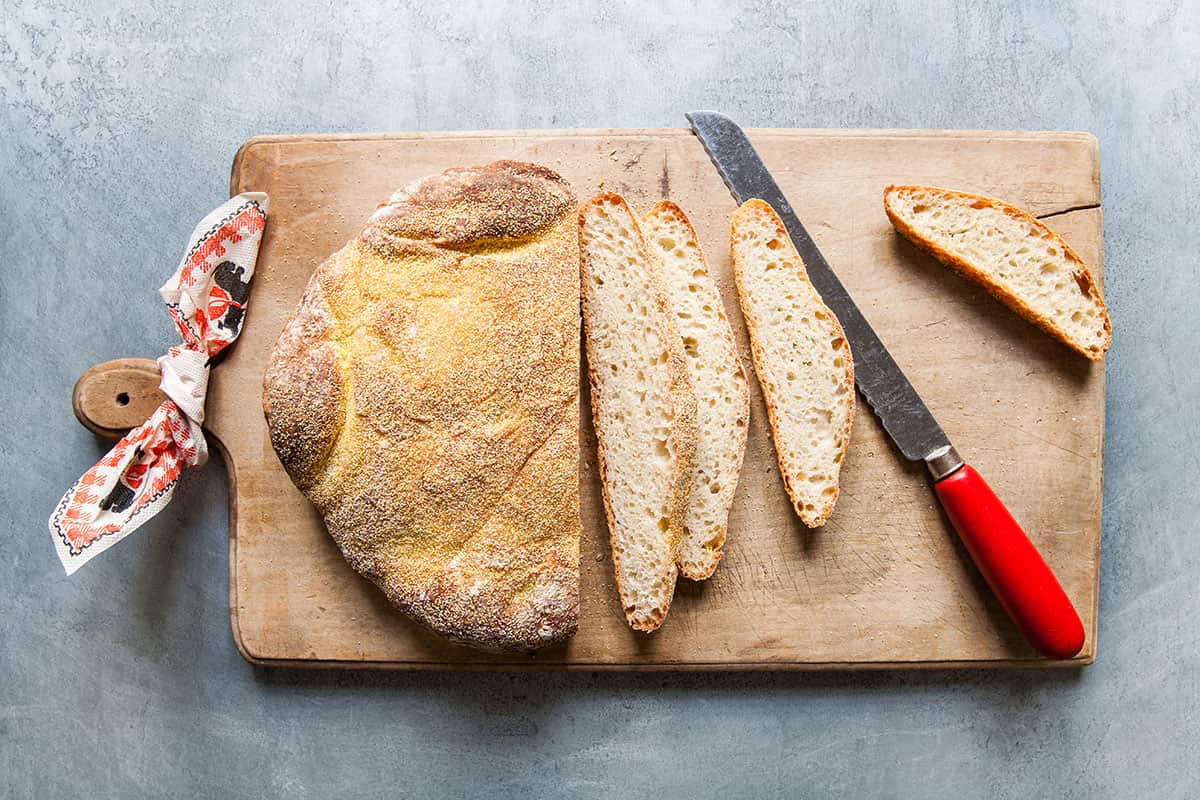 No-knead crusty loaf