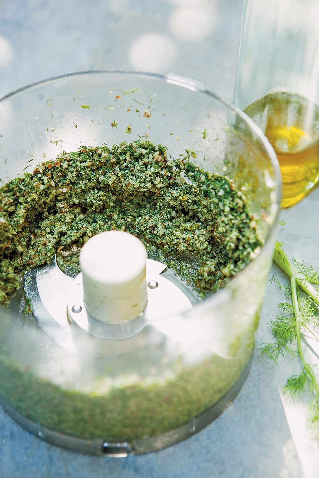 Fennel frond and Ginger pesto