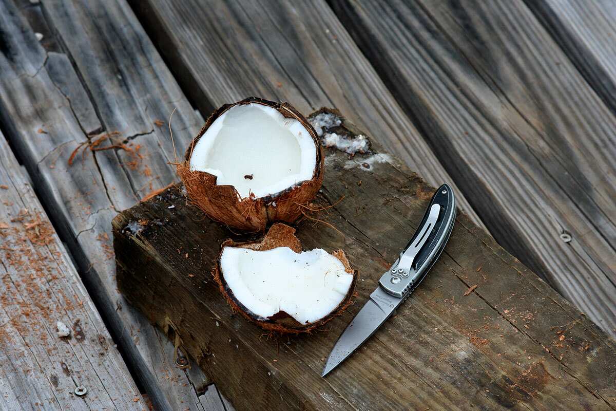 Open coconut