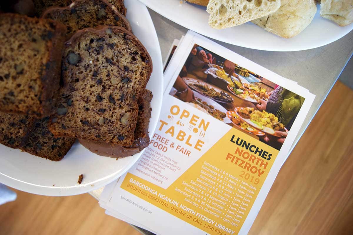 Flyers help spread the word about Open table's events