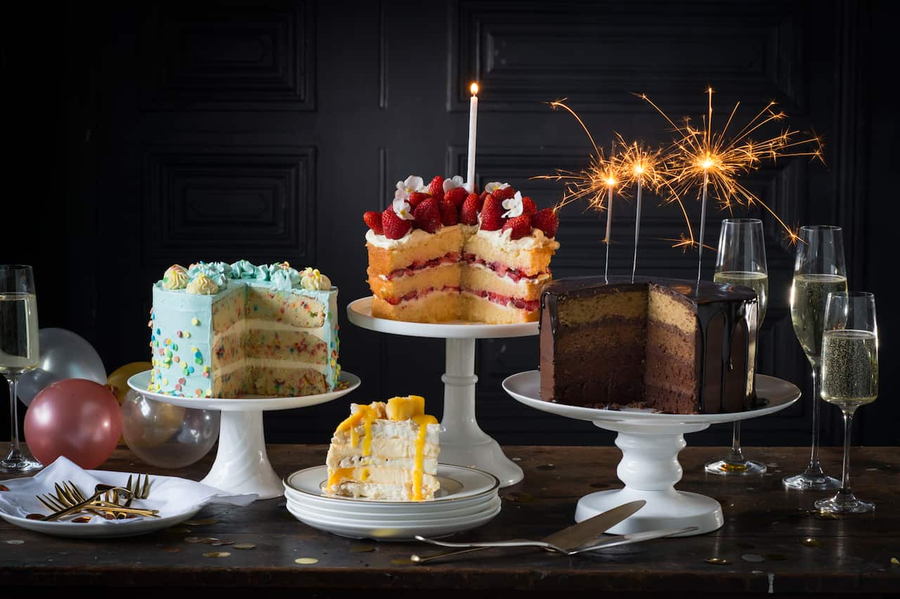 Celebration layer cakes