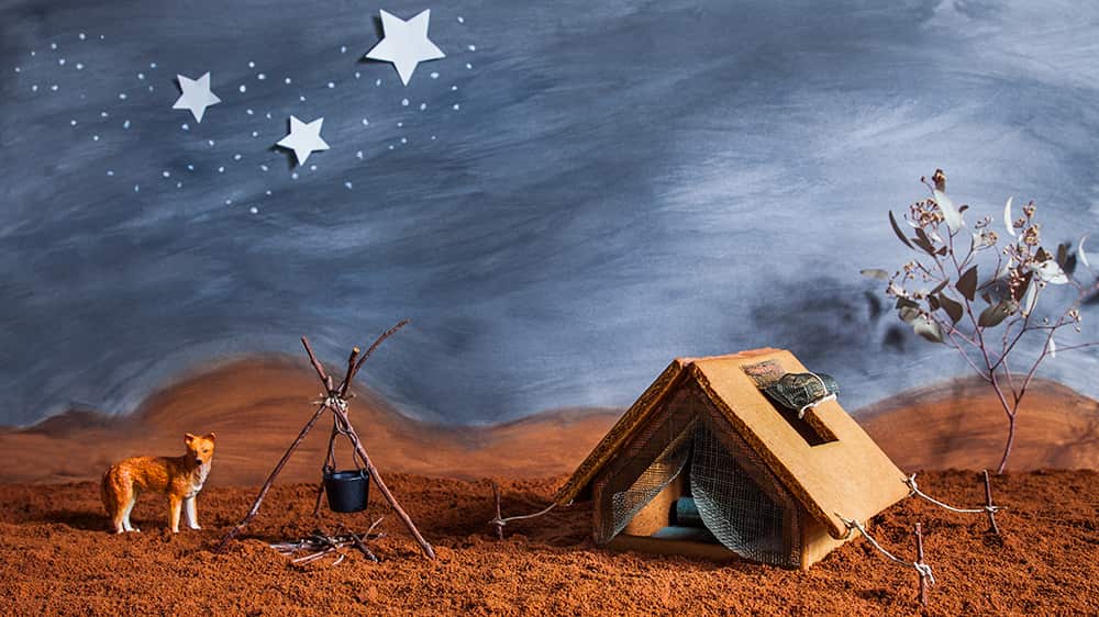 Gingerbread outback tent