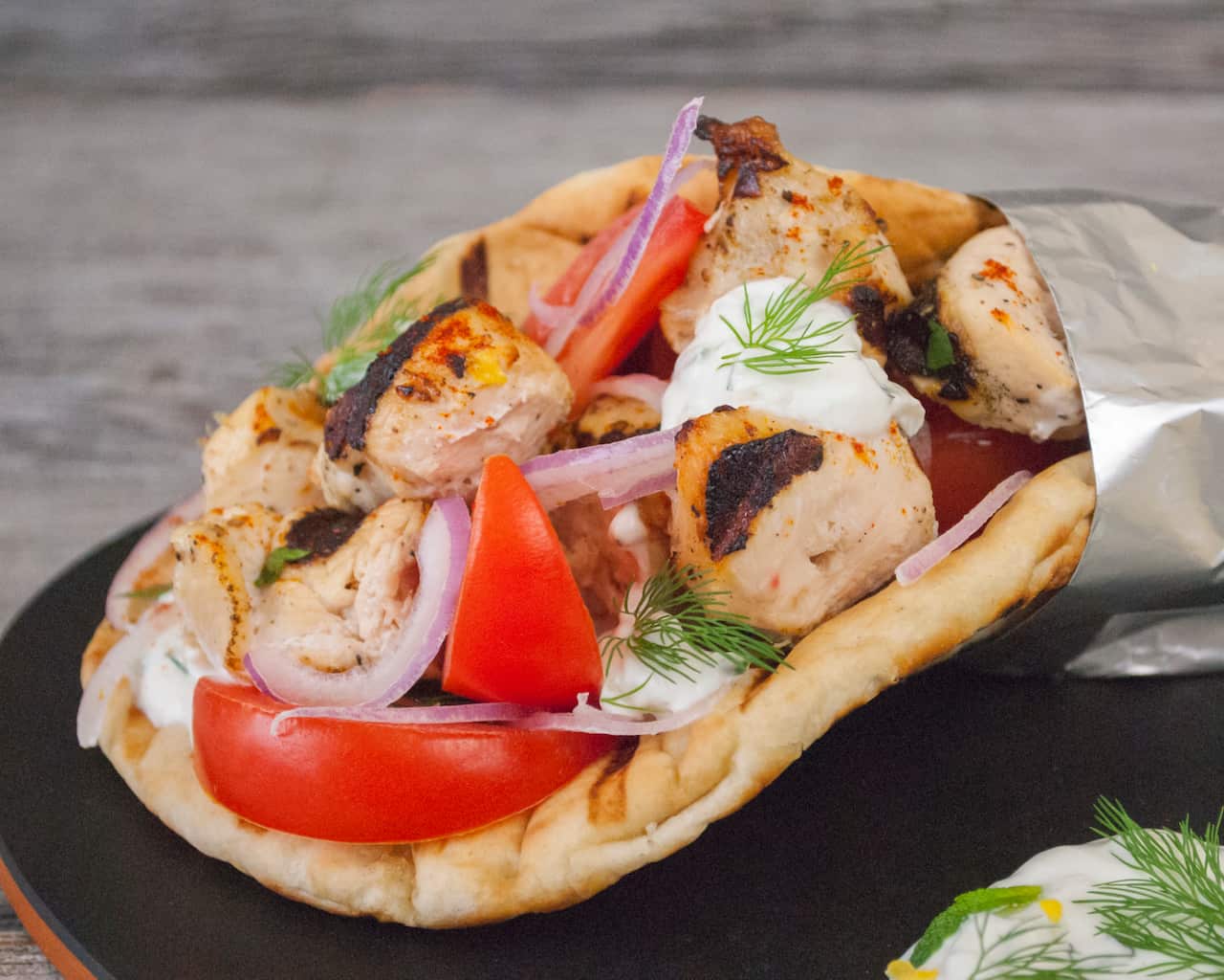 Chicken souvlaki