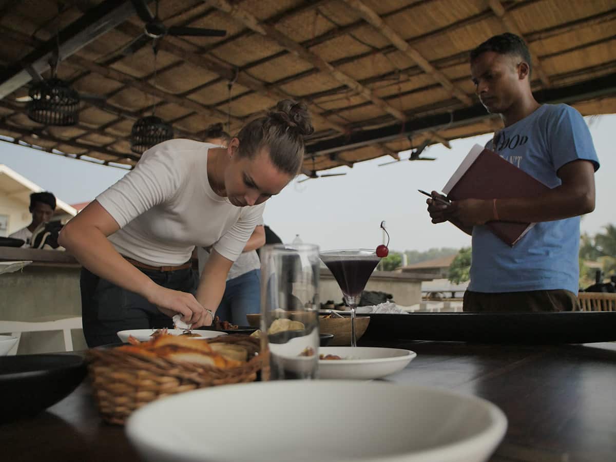 Sarah Todd in My Restaurant in India
