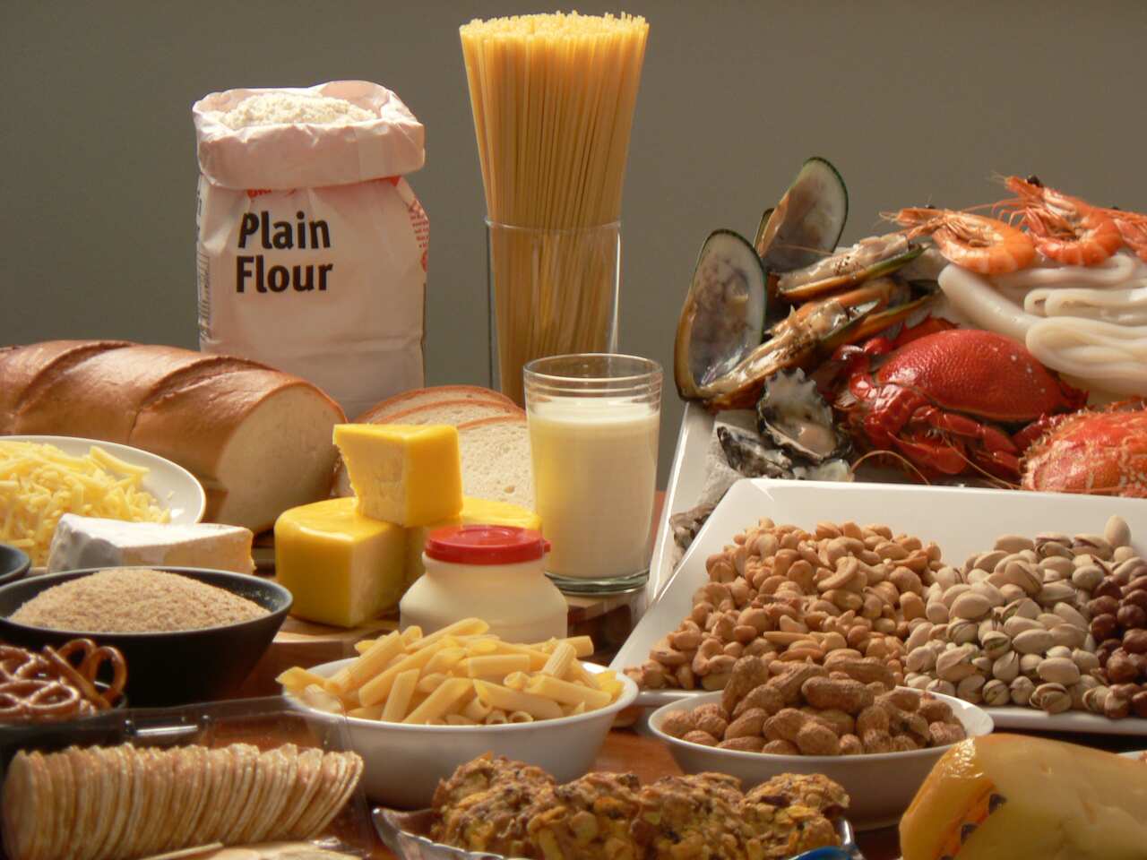 People with food allergies have to give up peanuts, tree nuts, milk, soy, wheat, seafood and fish or risk a life-threatening reaction. 