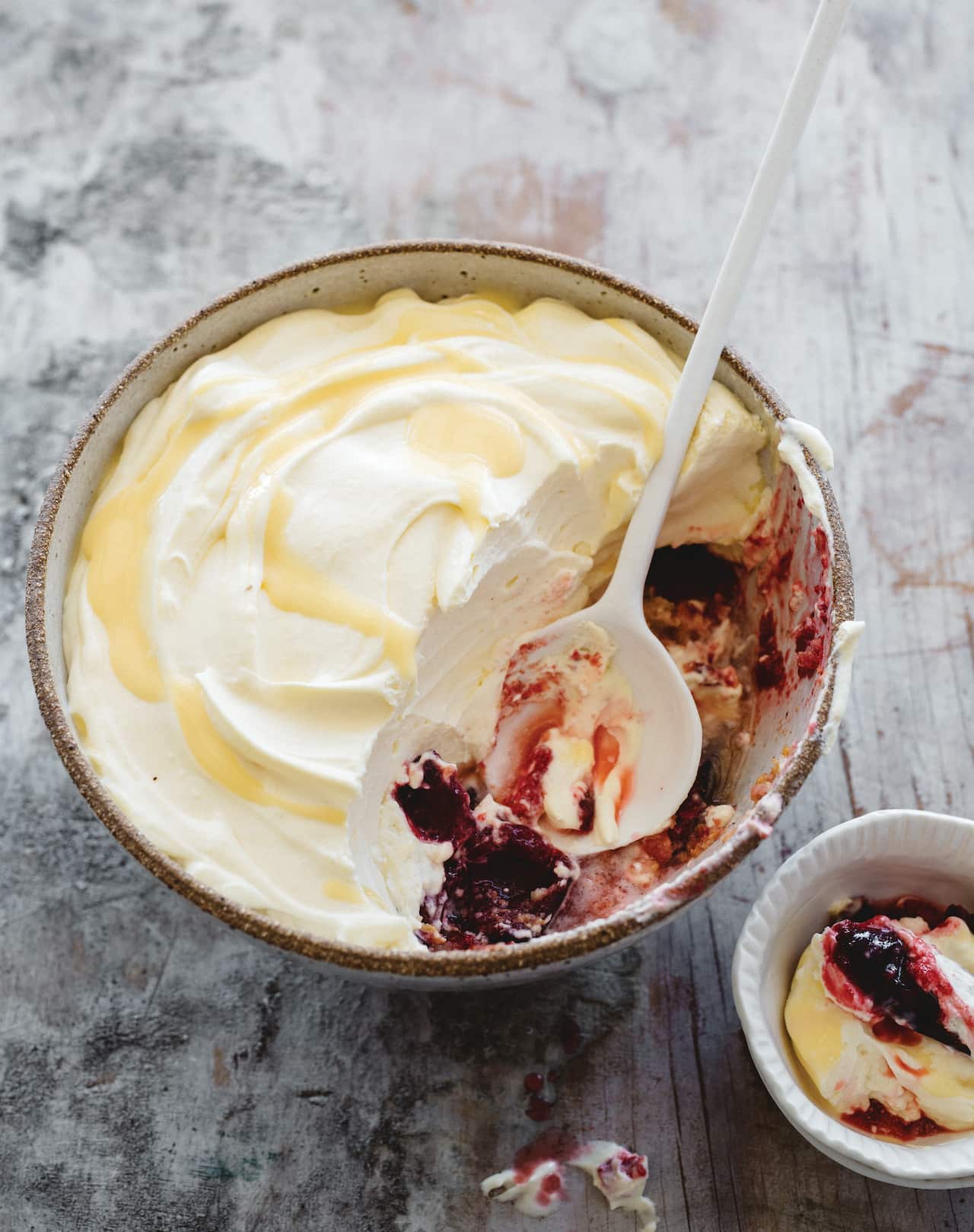 Illawarra Plum & Lemon Myrtle Limoncello Trifle