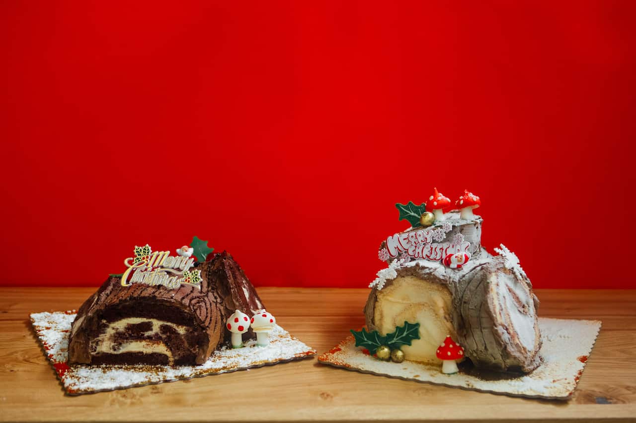 Real Christmas cheer at Pasticceria Papa.