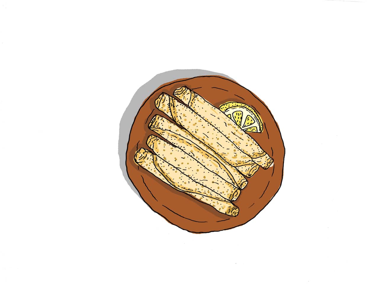 Palacinke illustration