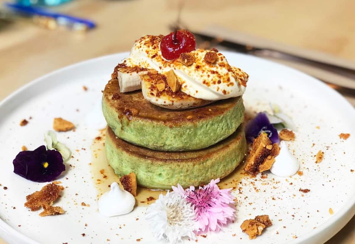 Pandan pancakes are on the menu at Marrickville's Asian-leaning LABLD.