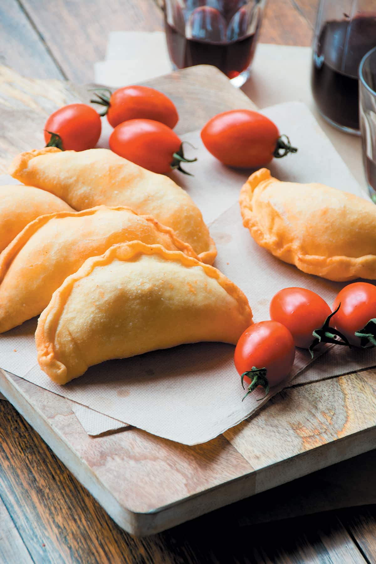 Panzerotti (fried dough pockets)