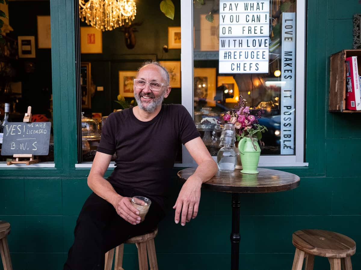 Ravi Prasad operates Parliament On King with his wife Della. 