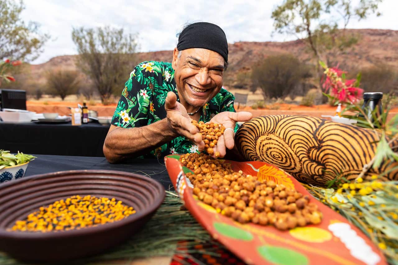 Mark Olive has introduced many Australian chefs to Indigenous ingredients.