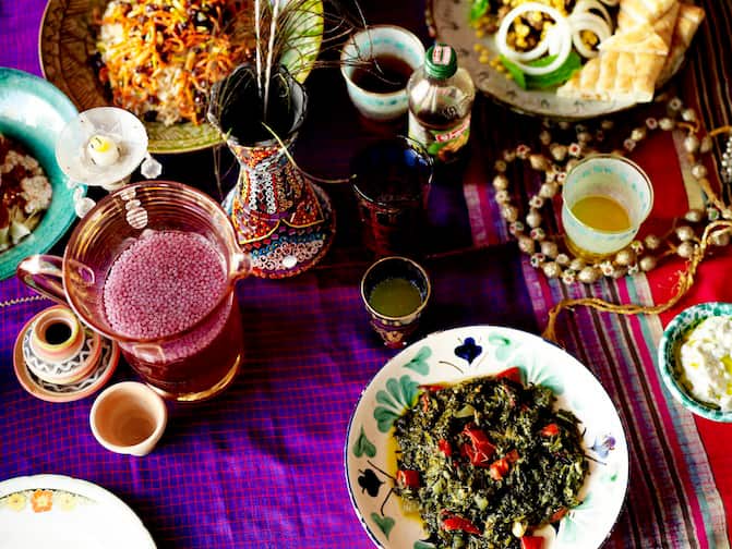 Parwana Afghan Kitchen knows hot to put on a spread.