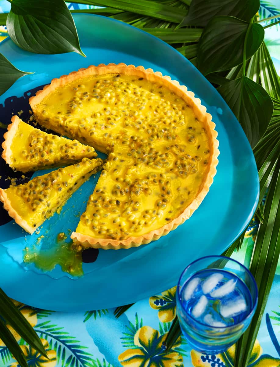 Passionfruit tart