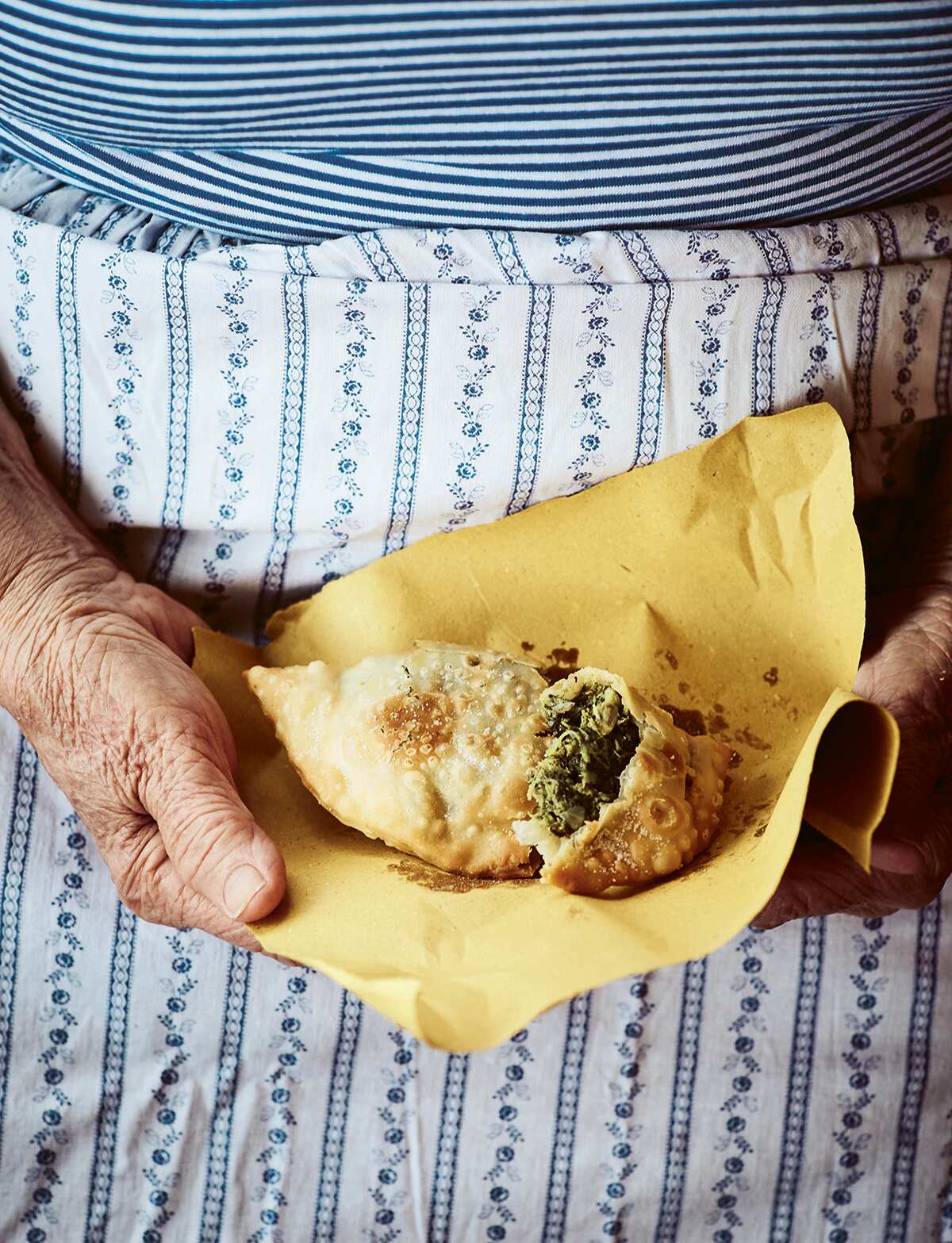 Adele’s gattafin (fried ravioli from Levanto)