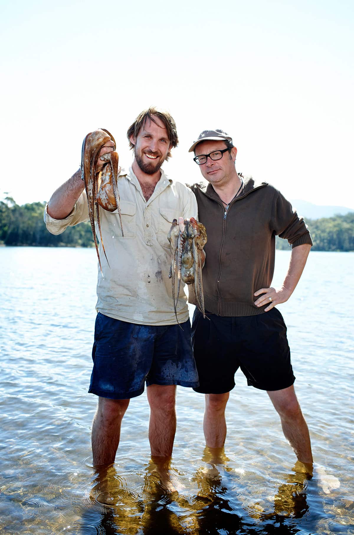 Paul and Hugh fish for octopus