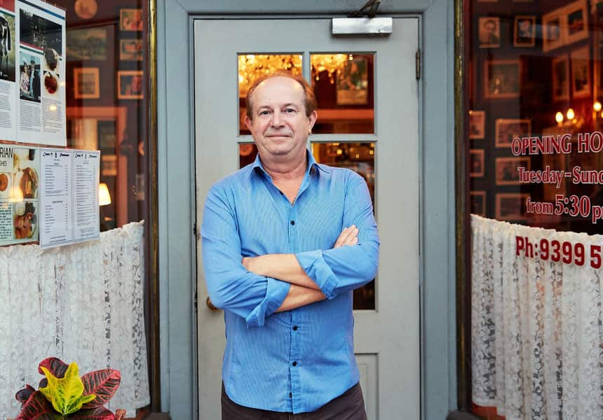 Paul Varga outside of Corner 75