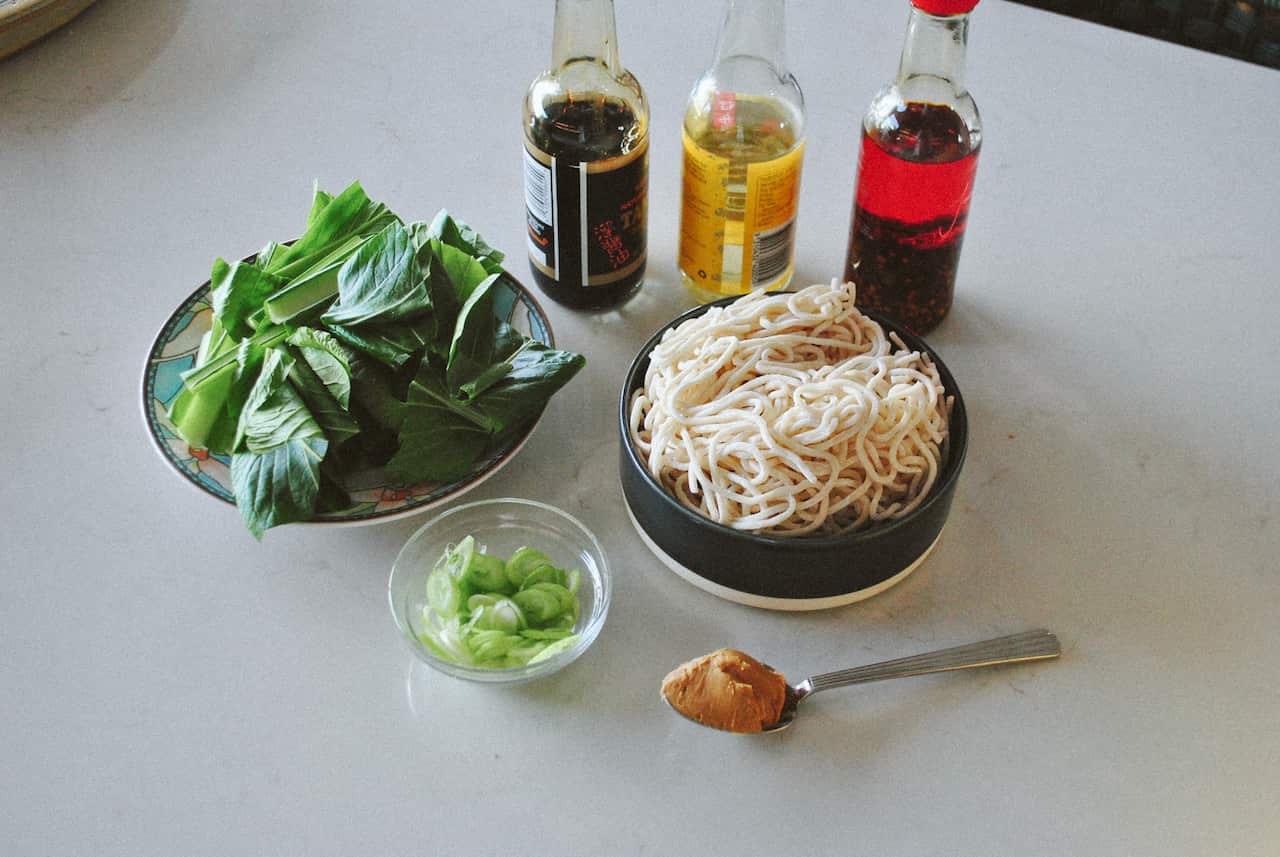 Peanut butter noodles ingredients