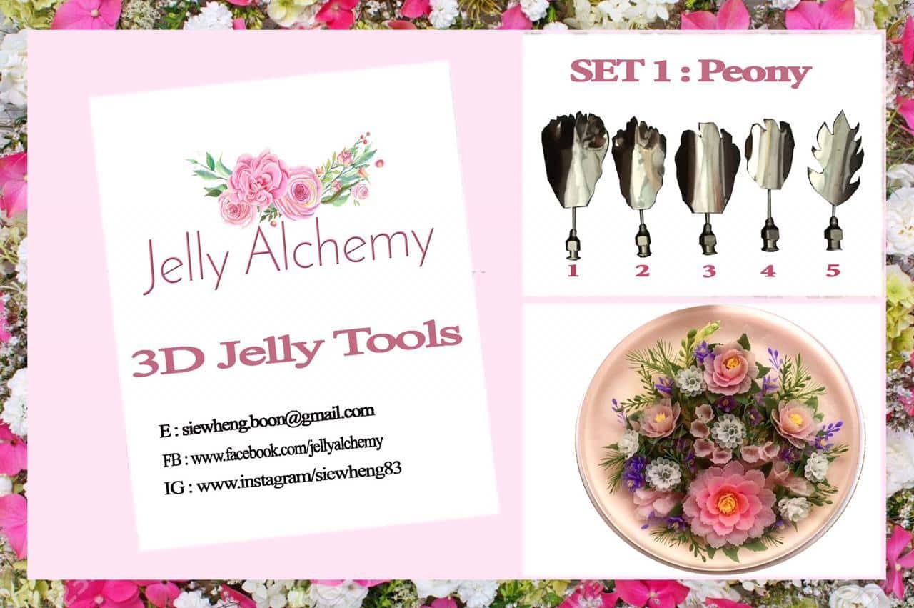 Jelly Alchemy peony carving tools