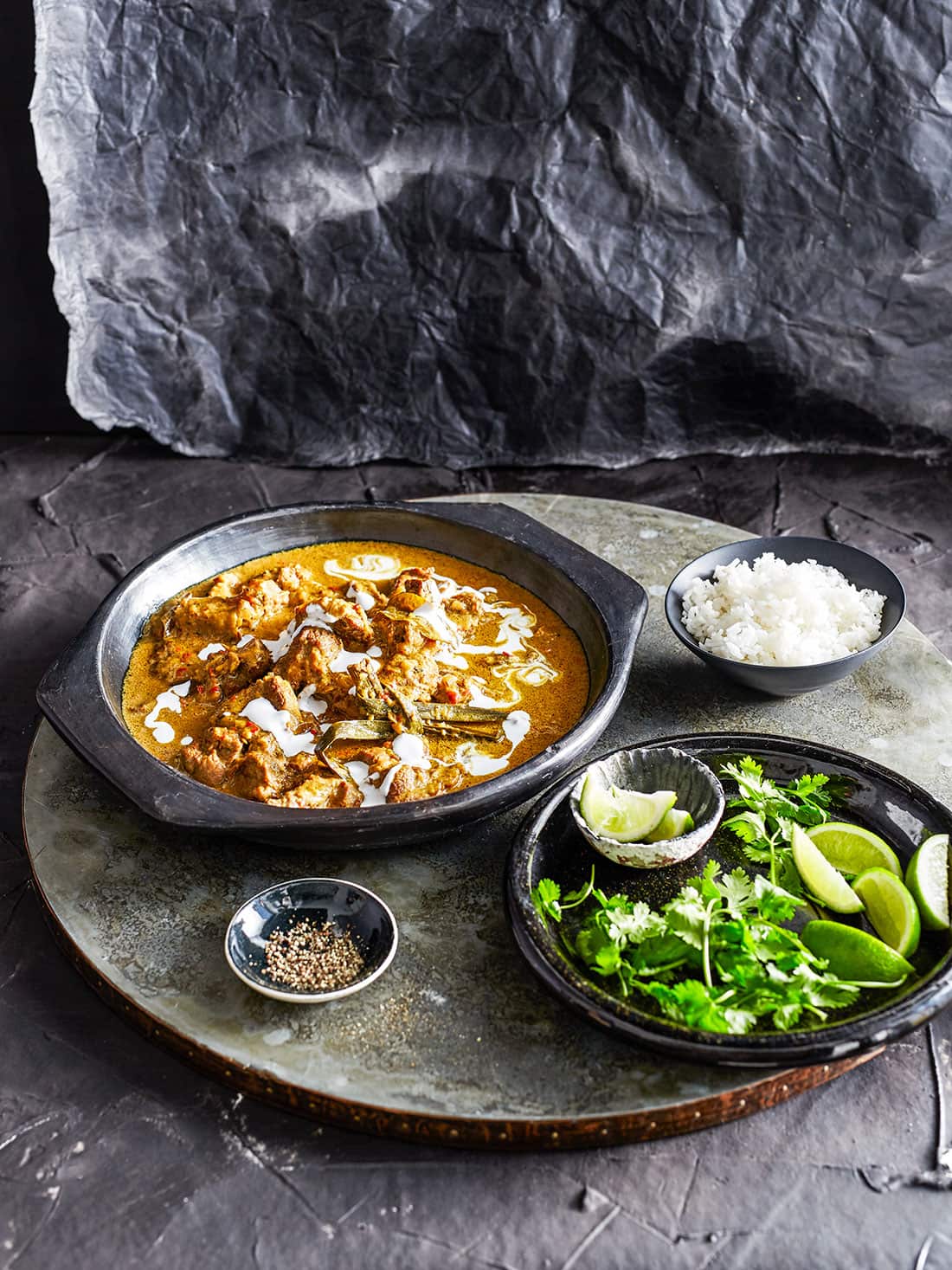 Pepper beef curry (kuruma iraichchi)