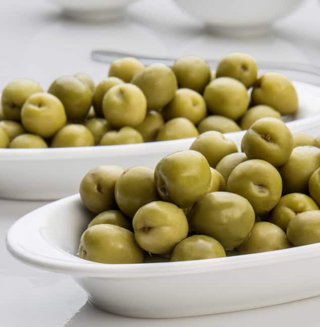 The meaty manzanilla olive from Sevilla.