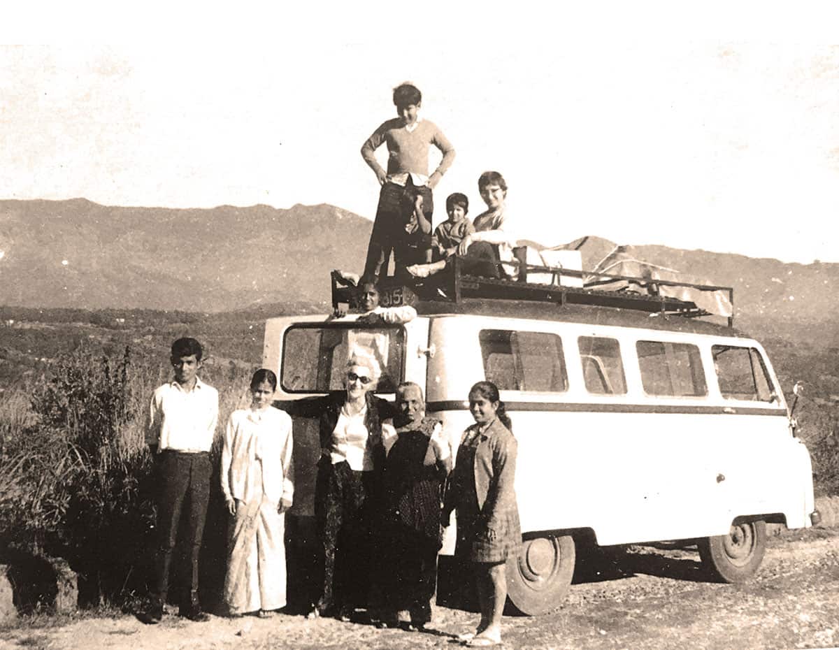 Peter Kuruvita's family holiday in 1968