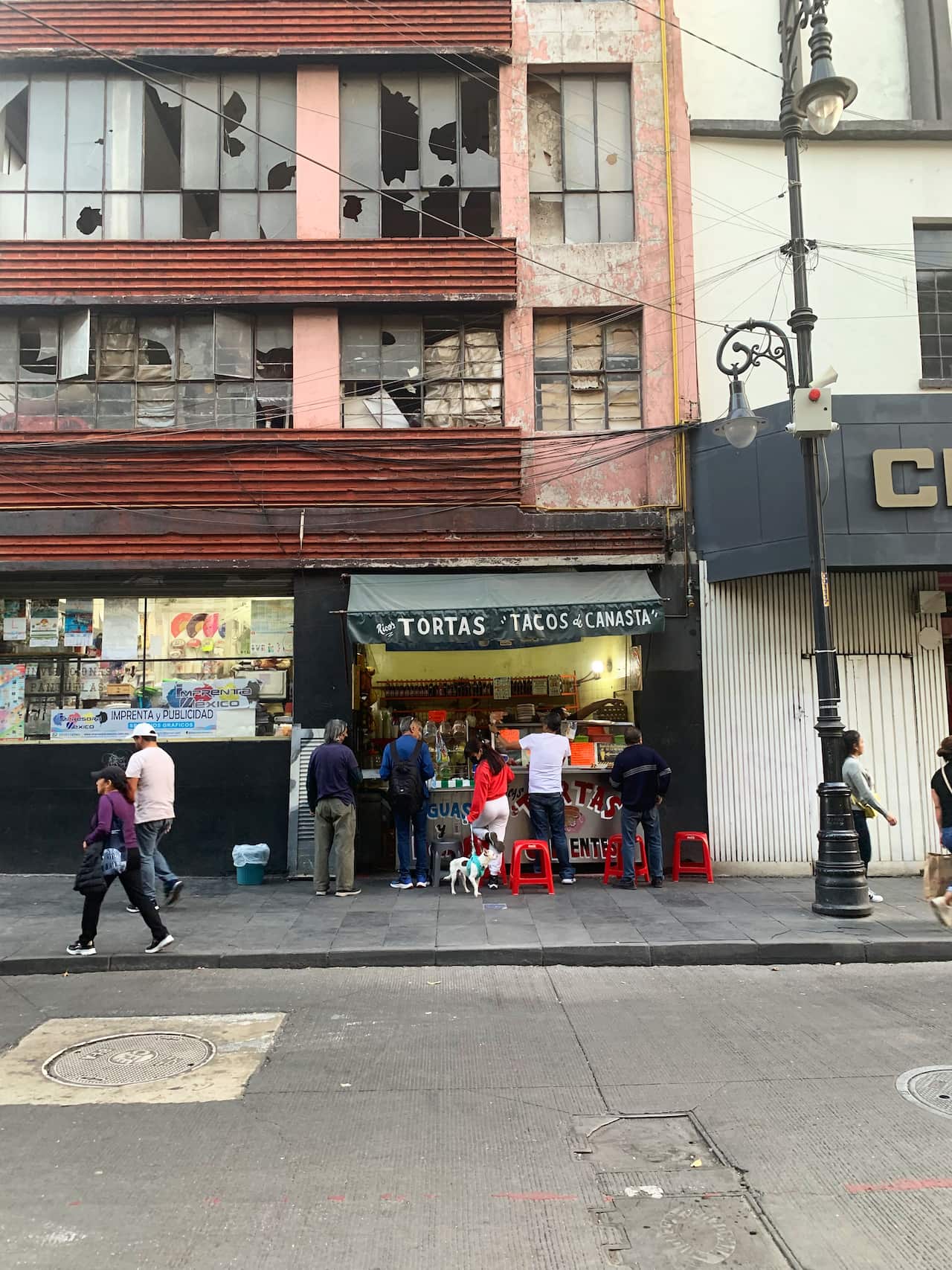An eatery in Mexico City