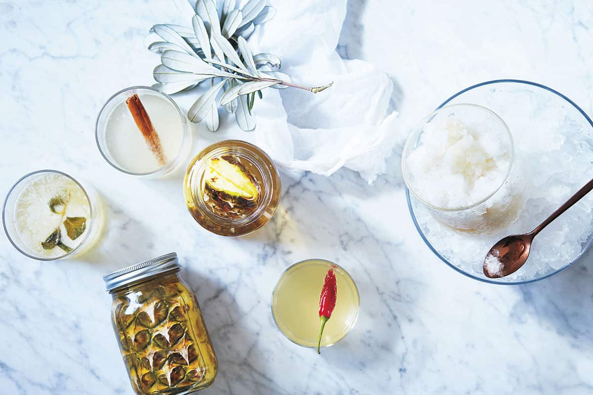 Mexican pineapple tepache