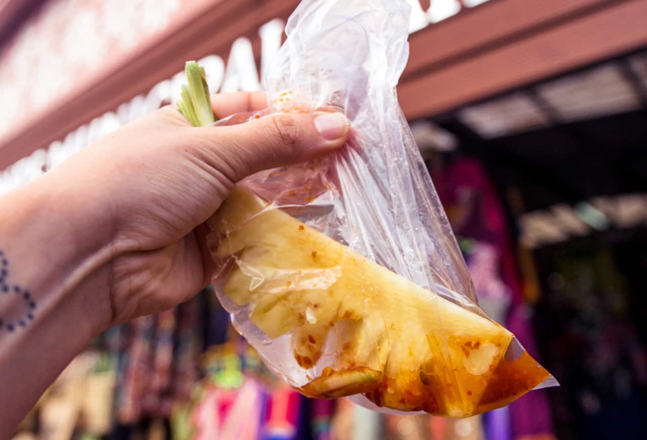 Mauritius - Pineapple with salt and chilli
