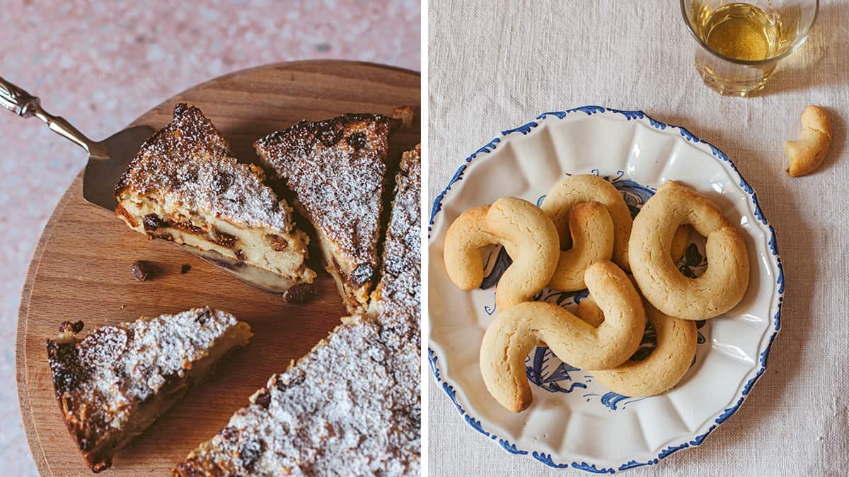Pinza di pane and bussolai