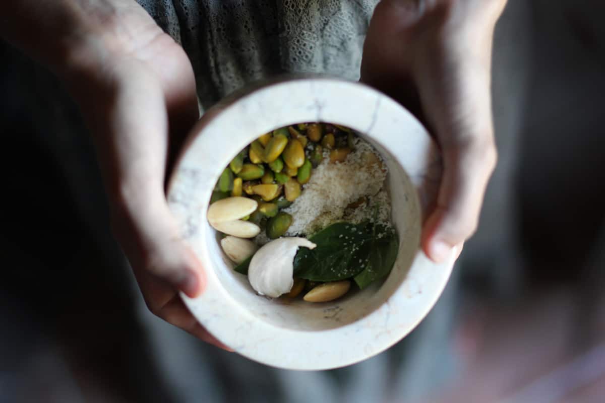 Pistachio pesto