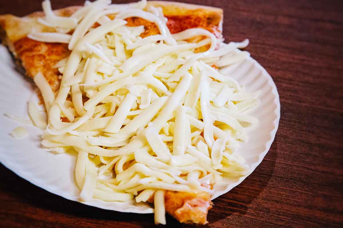 Cold cheese pizza from The PIzza Show