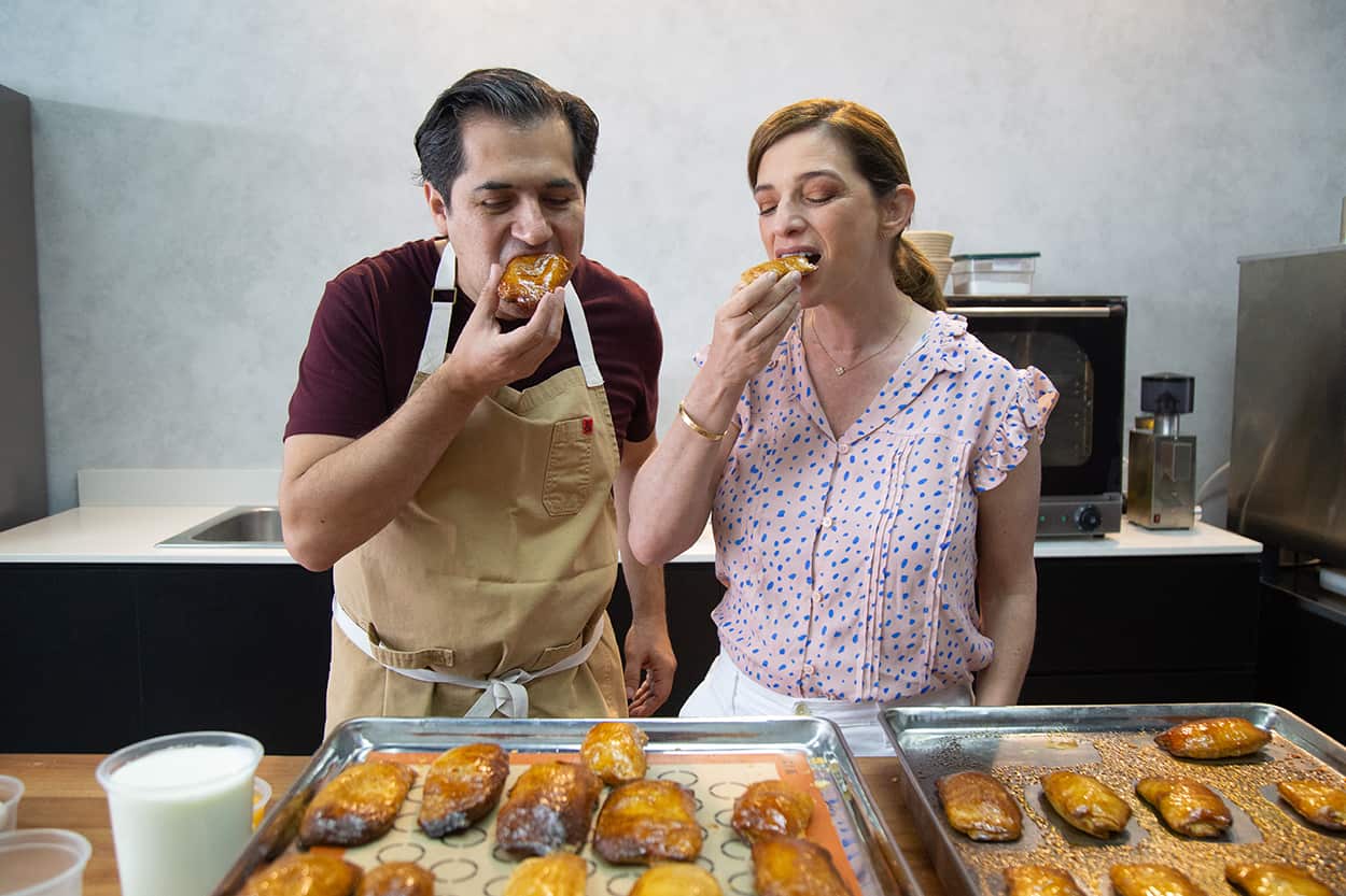 Pati Jinich with Irving Quiroz