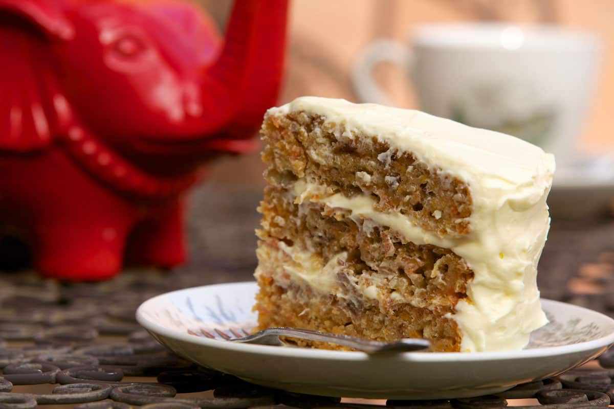 American Southern-style carrot cake 
