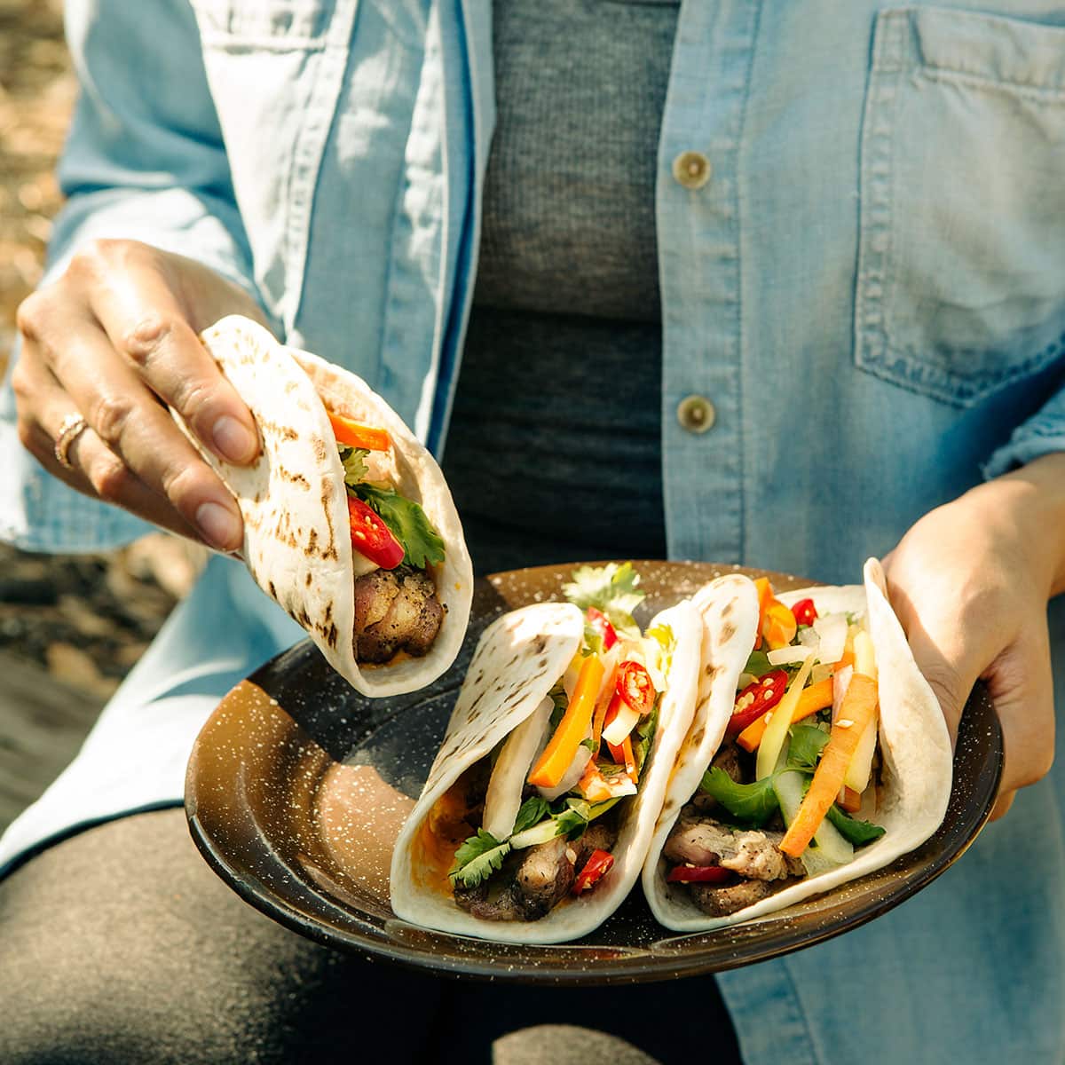 Pork tacos