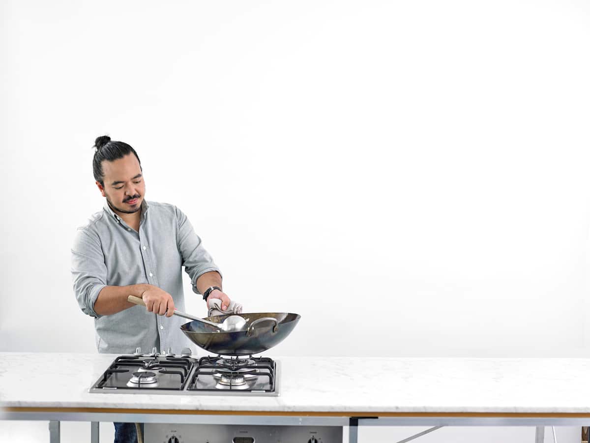 Adam Liaw wok portrait