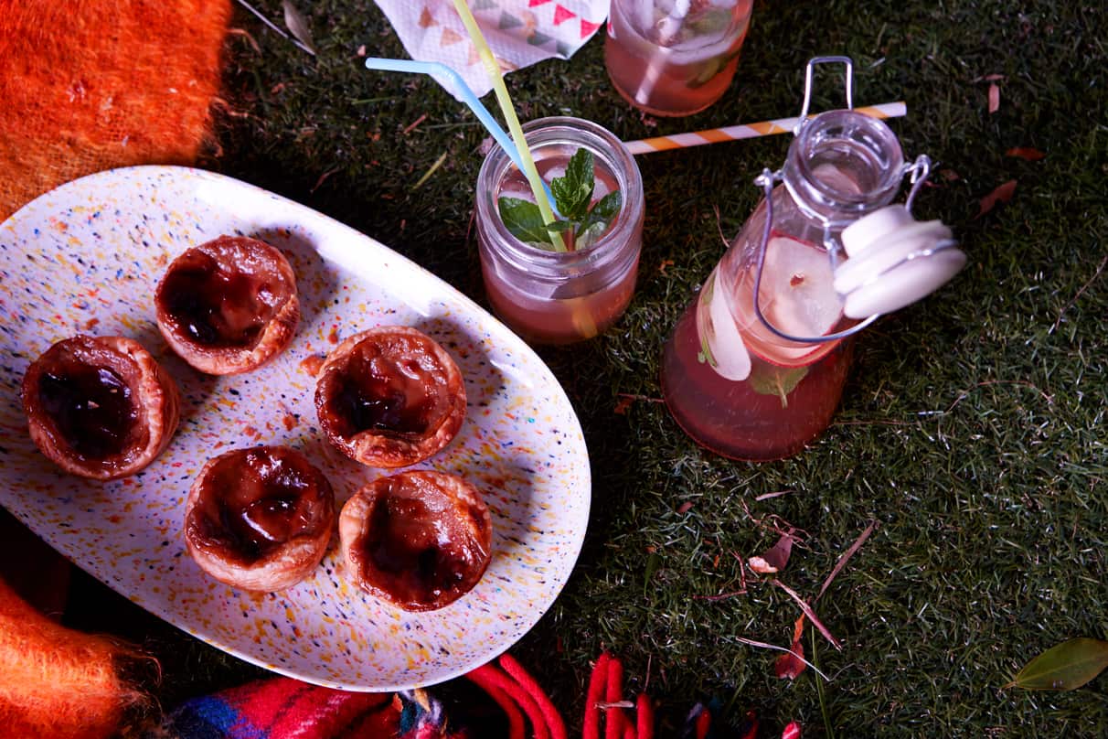 Portuguese espresso custard tarts