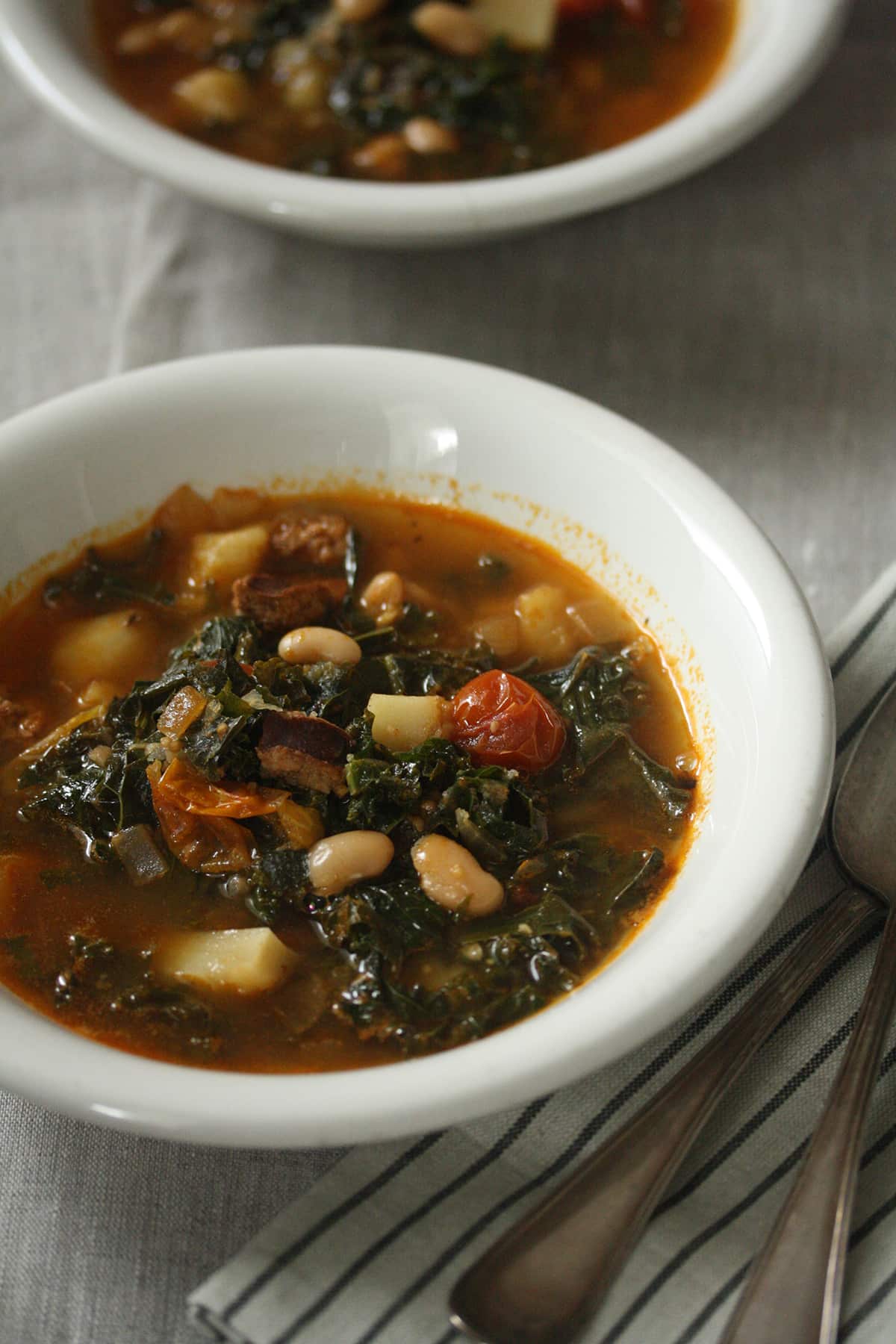 Portuguese kale soup