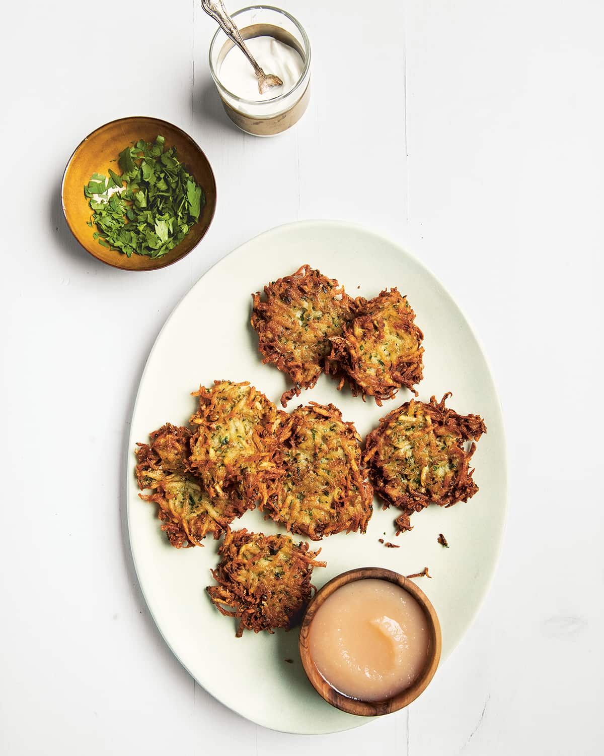 Leah's potato latkes
