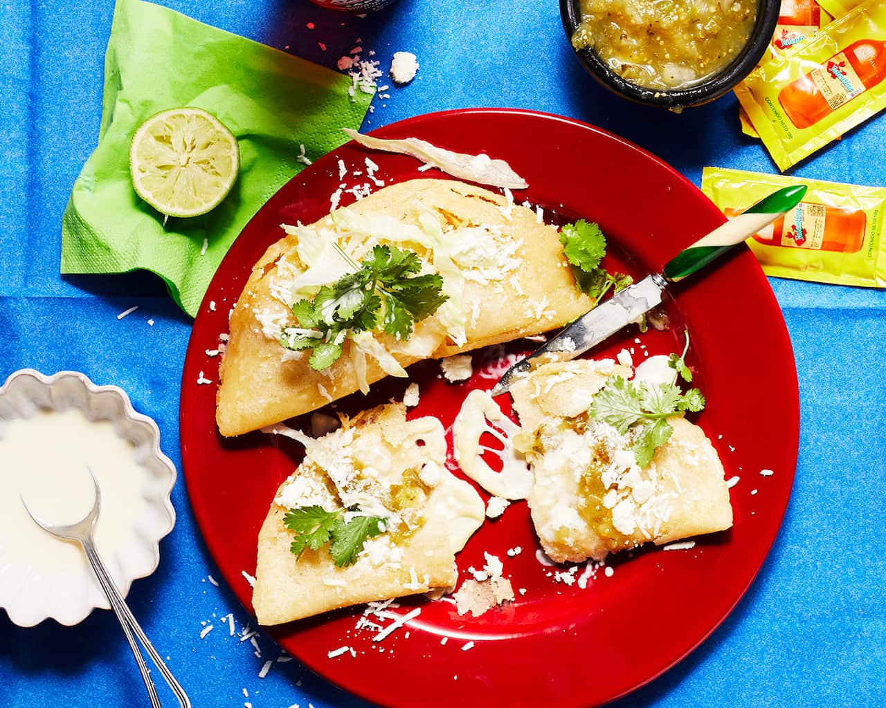 Potato quesadillas